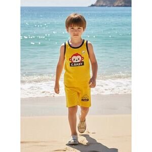 Boys Short Sets Lot Of 7 Each Set Have Different Graphics Size 3T